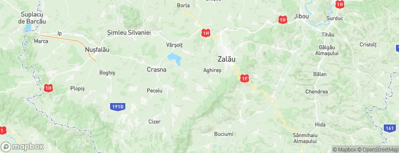 Meseşenii de Jos, Romania Map