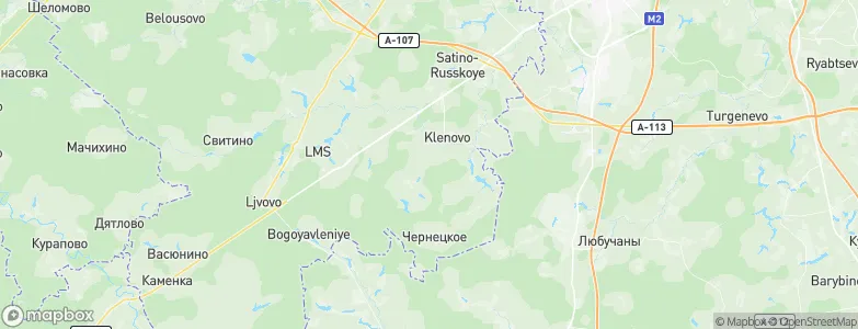 Meshkovo, Russia Map