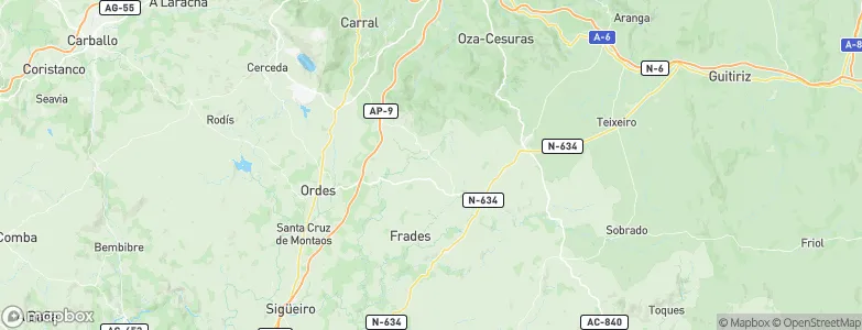 Mesia, Spain Map