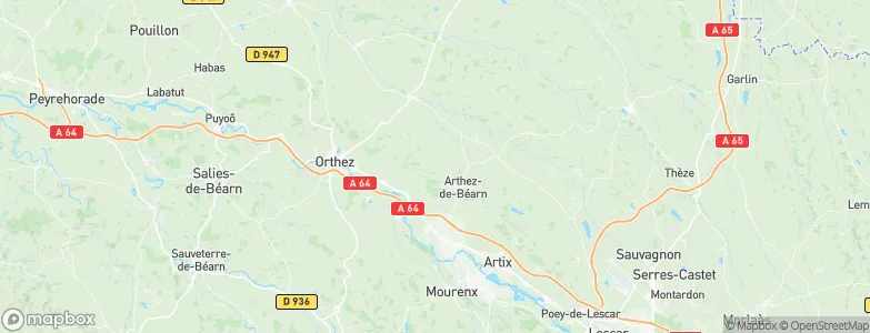 Mesplède, France Map