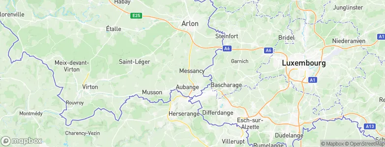 Messancy, Belgium Map