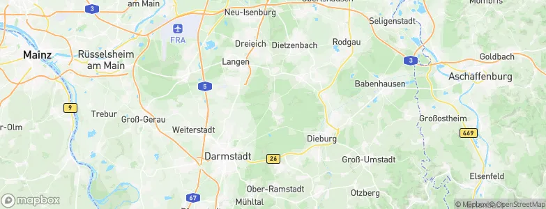 Messel, Germany Map