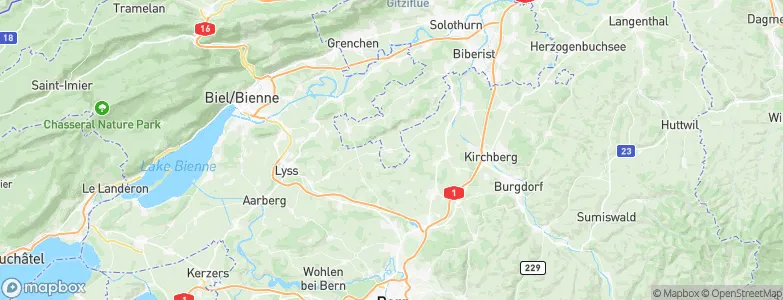 Messen, Switzerland Map