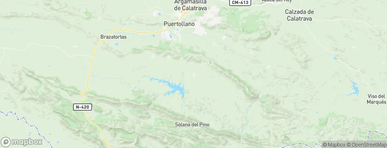 Mestanza, Spain Map