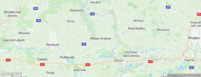 Městec Králové, Czechia Map
