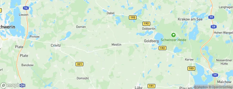 Mestlin, Germany Map