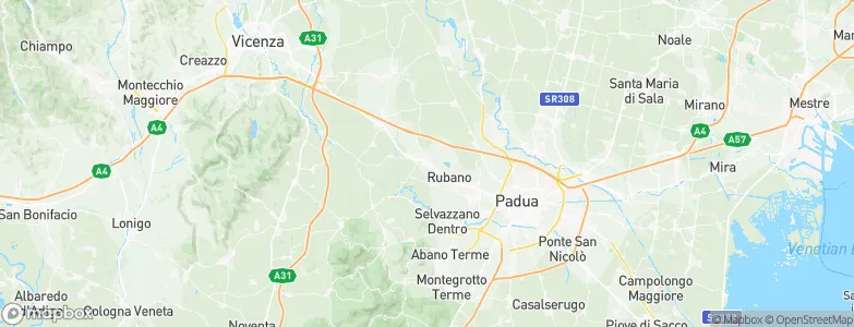 Mestrino, Italy Map