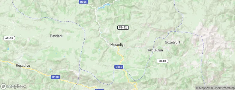 Mesudiye, Turkey Map