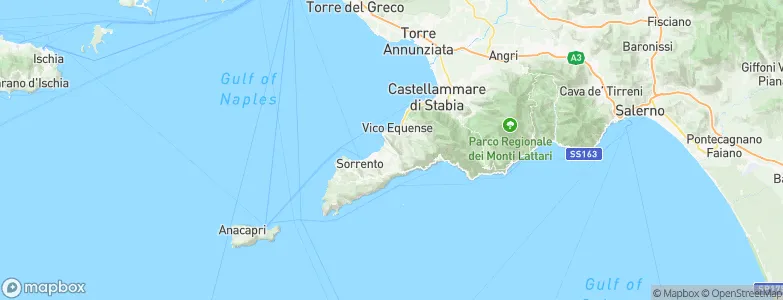 Meta, Italy Map