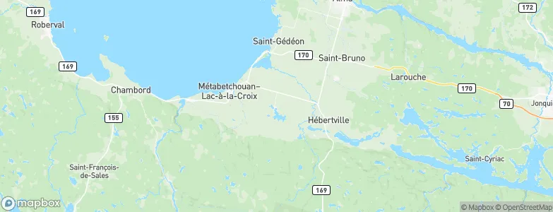 Metabetchouan-Lac-a-la-Croix, Canada Map