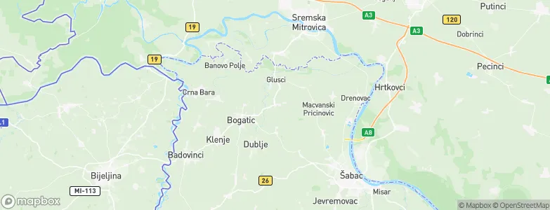Metković, Serbia Map