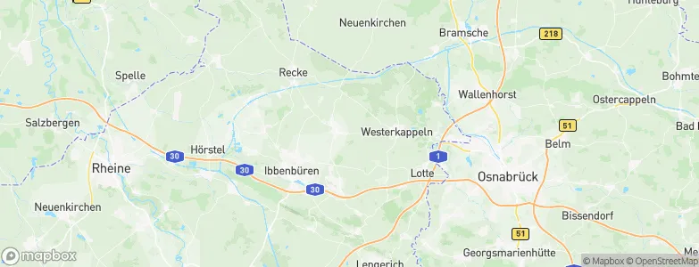 Mettingen, Germany Map