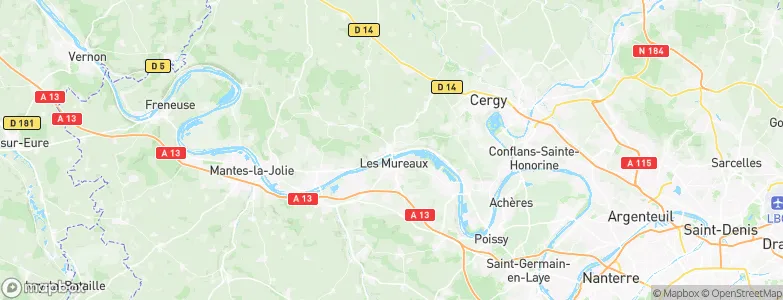 Meulan-en-Yvelines, France Map