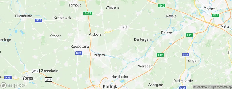 Meulebeke, Belgium Map
