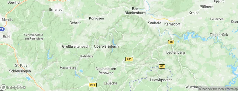 Meura, Germany Map