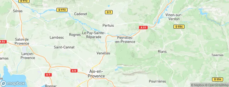 Meyrargues, France Map
