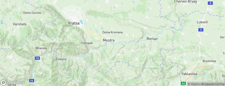 Mezdra, Bulgaria Map