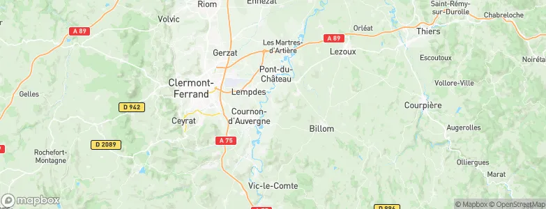 Mezel, France Map