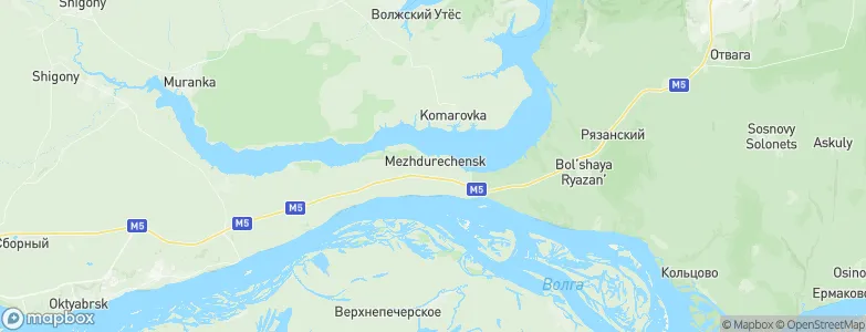 Mezhdurechensk, Russia Map