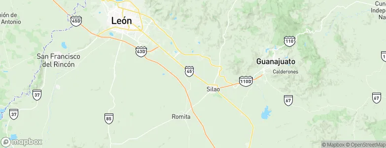 Mezquite de Chávez, Mexico Map