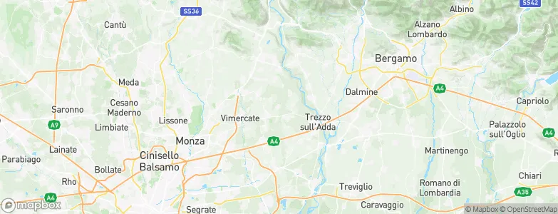 Mezzago, Italy Map