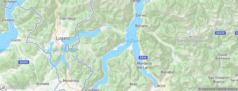 Mezzegra, Italy Map