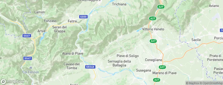 Miane, Italy Map