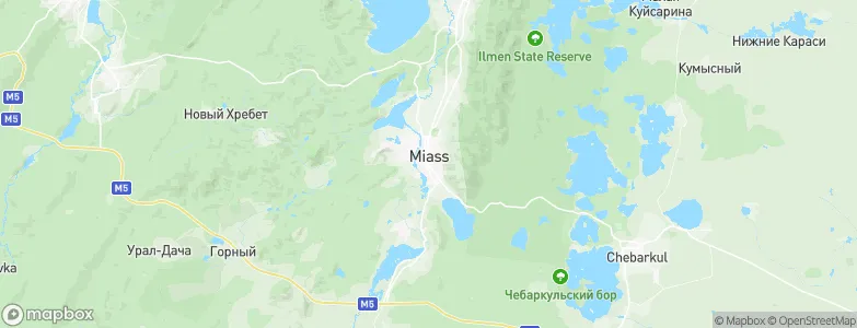 Miass, Russia Map