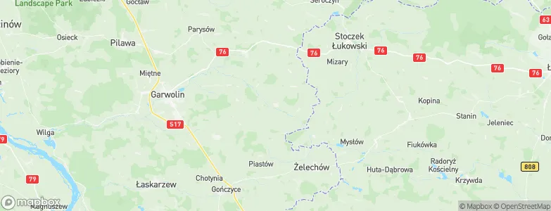 Miastków Kościelny, Poland Map