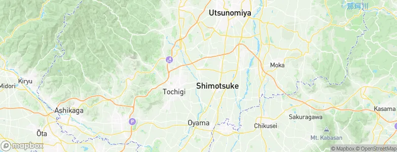 Mibu, Japan Map