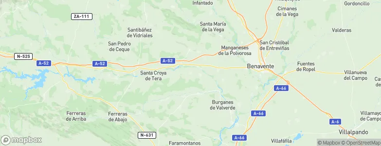 Micereces de Tera, Spain Map
