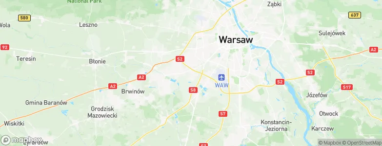 Michałowice, Poland Map