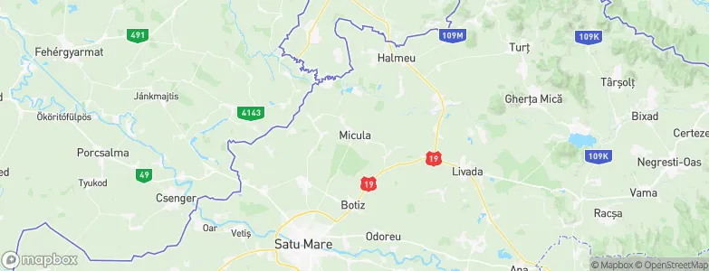 Micula, Romania Map