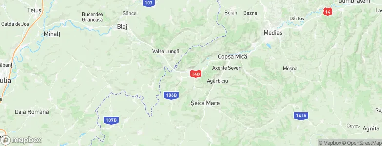 Micăsasa, Romania Map