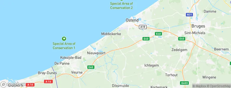 Middelkerke, Belgium Map
