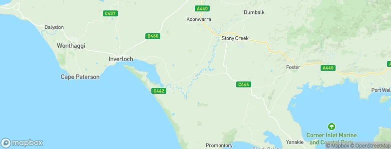 Middle Tarwin, Australia Map