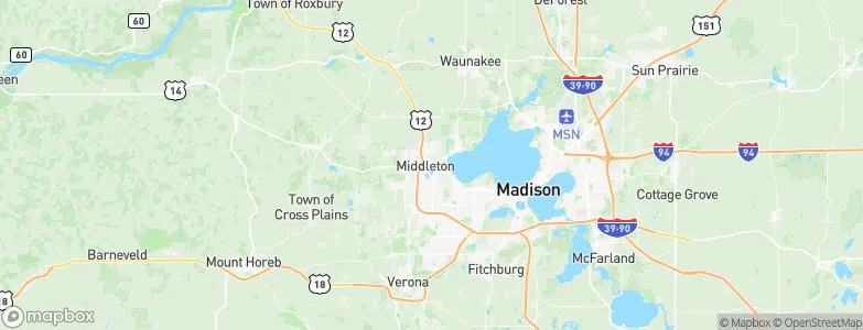 Middleton, United States Map