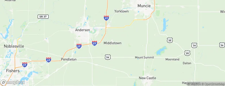 Middletown, United States Map