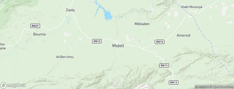 Midelt, Morocco Map