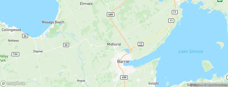 Midhurst, Canada Map