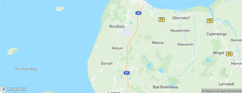 Midlum, Germany Map