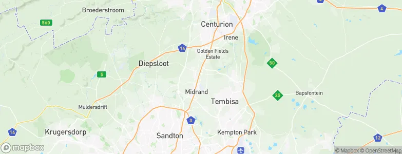 Midrand, South Africa Map