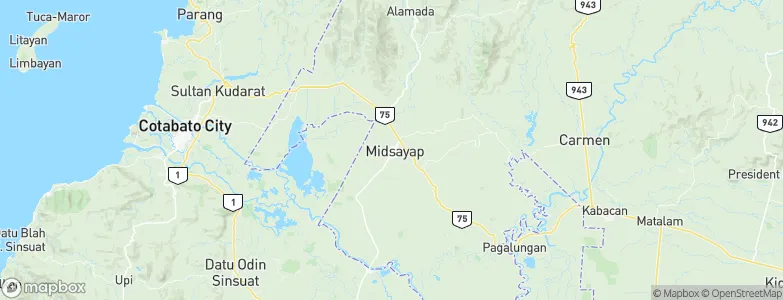 Midsayap, Philippines Map