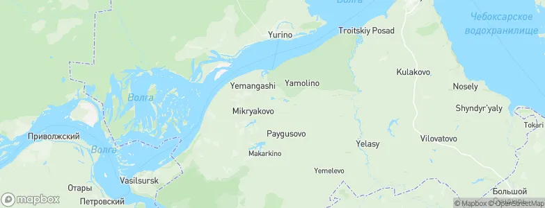 Midyashkino, Russia Map