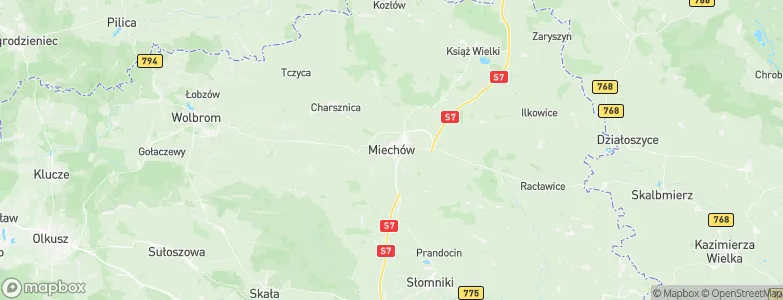 Miechów, Poland Map
