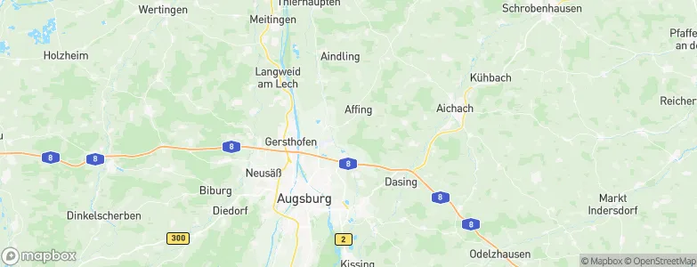 Miedering, Germany Map