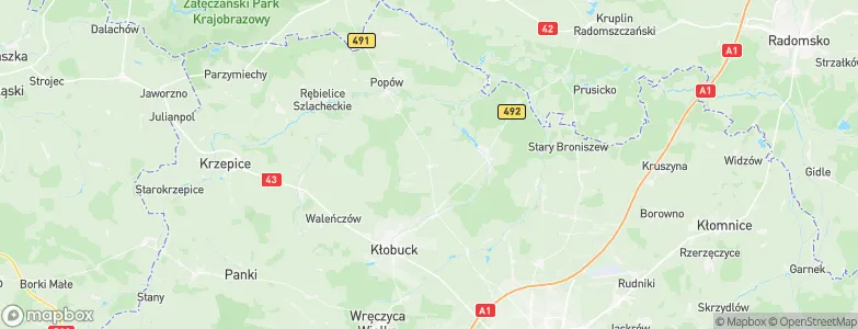 Miedzno, Poland Map