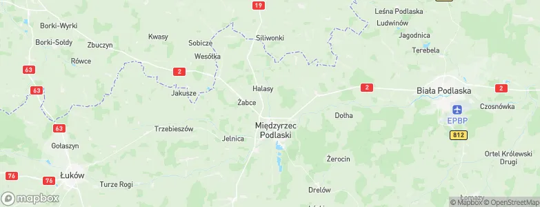Międzyrzec Podlaski, Poland Map