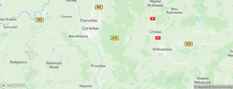Mielec, Poland Map