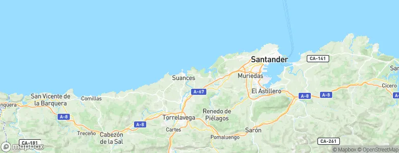 Miengo, Spain Map